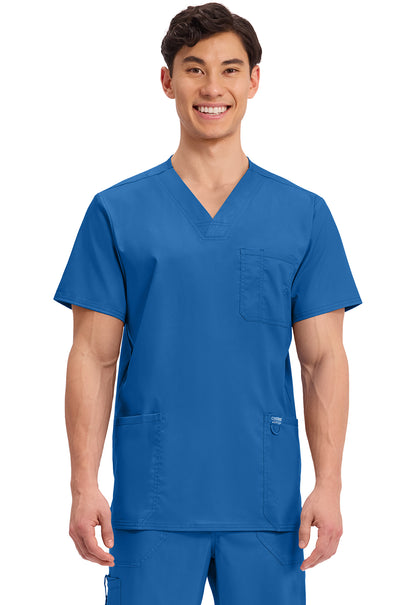 Cherokee Workwear Revolution Mens V-Neck Scrub Top