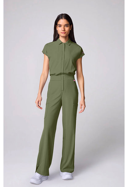 Combinaison de travail Med Couture Amp Dolman à jambes larges