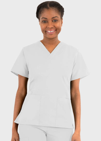 Maevn Core Classic: blusa médica con cuello en V