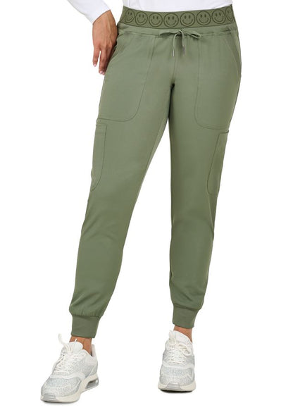 Ava Therese Smiley Jogger Scrub Pants
