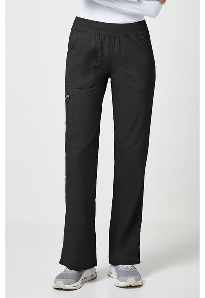 Cherokee Workwear Revolution Mid Rise Straight Leg Pull-On Scrub Pants
