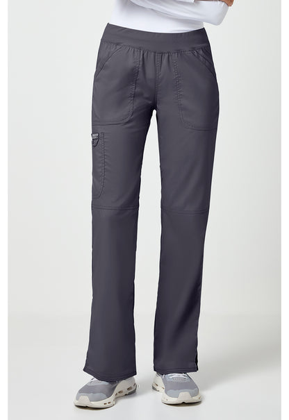 Cherokee Workwear Revolution Mid Rise Straight Leg Pull-On Scrub Pants
