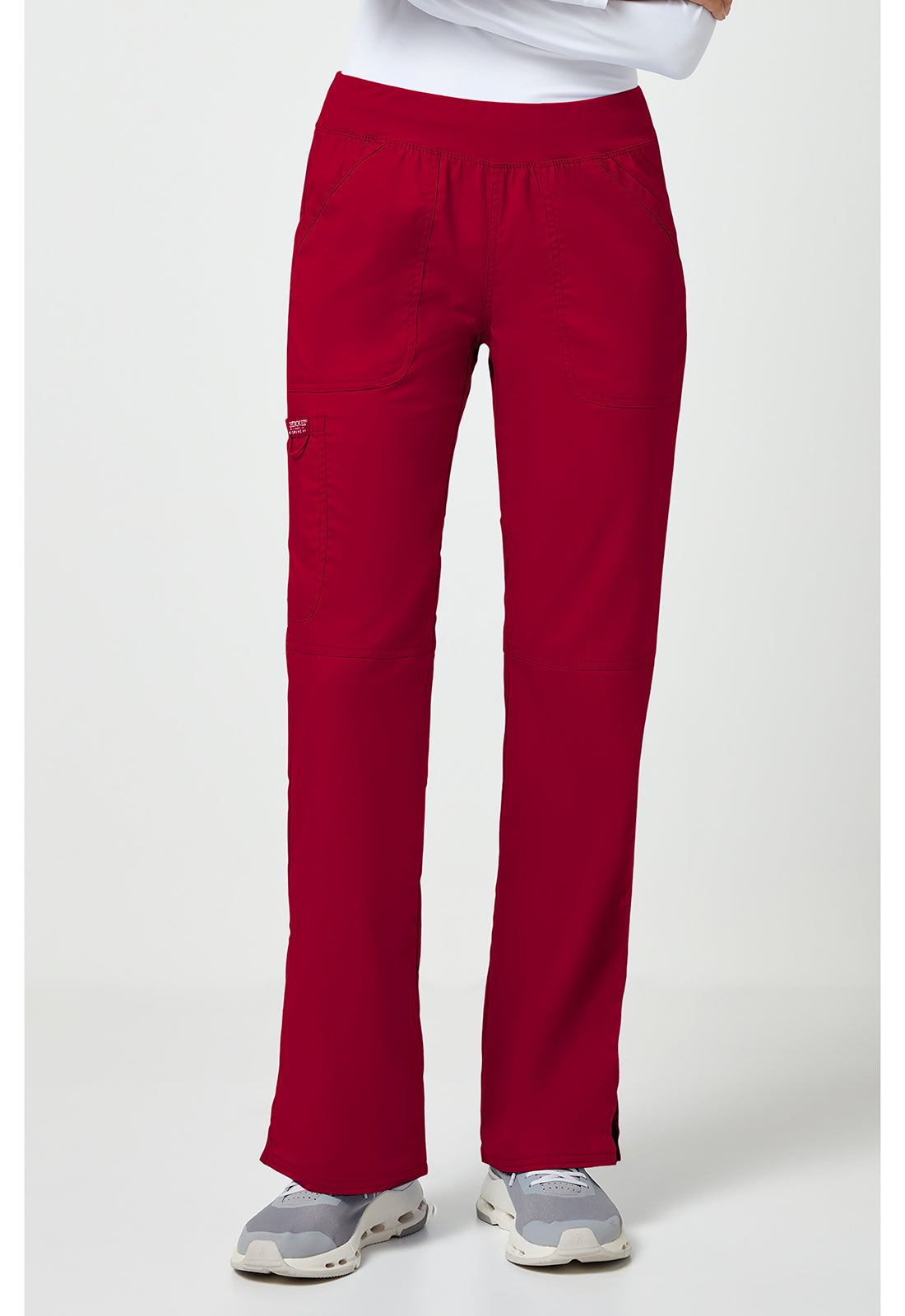 Cherokee Workwear Revolution Mid Rise Straight Leg Pull-On Scrub Pants