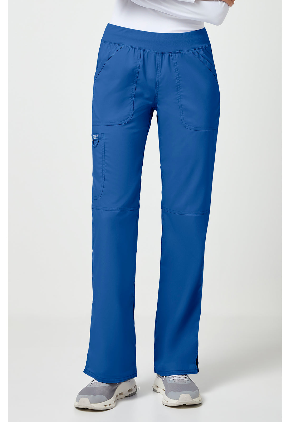 Cherokee Workwear Revolution Mid Rise Straight Leg Pull-On Scrub Pants