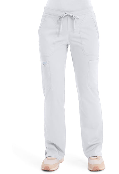 Cherokee Workwear Revolution Mid Rise Moderate Flare Drawstring Scrub Pants