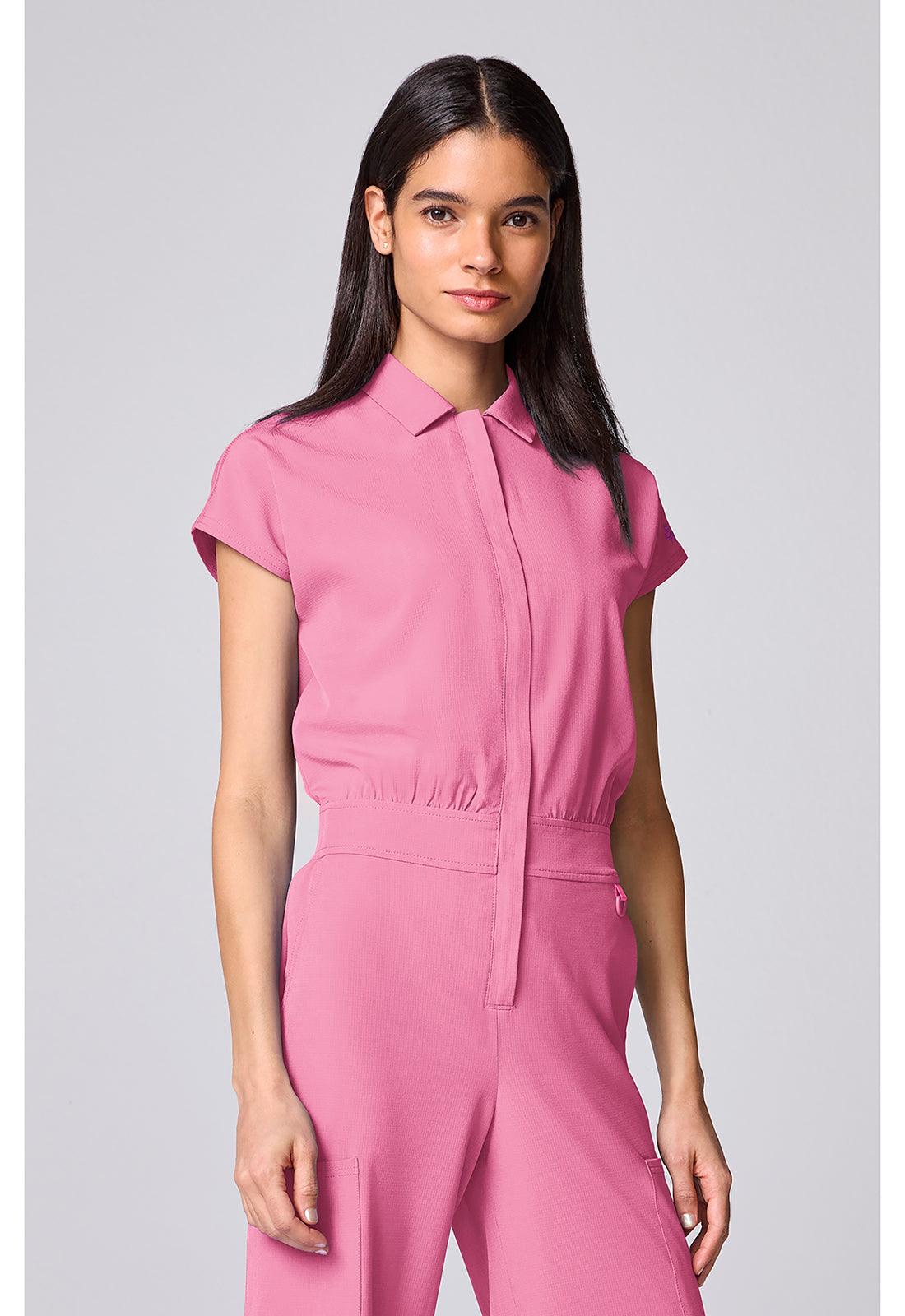 Med Couture Amp Dolman Wide Leg Scrub Jumpsuit