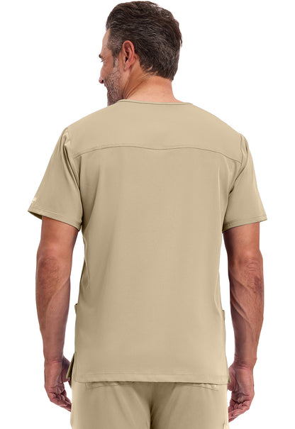 Blusa médica Mathew con cuello en V para hombre de Healing Hands HH Works