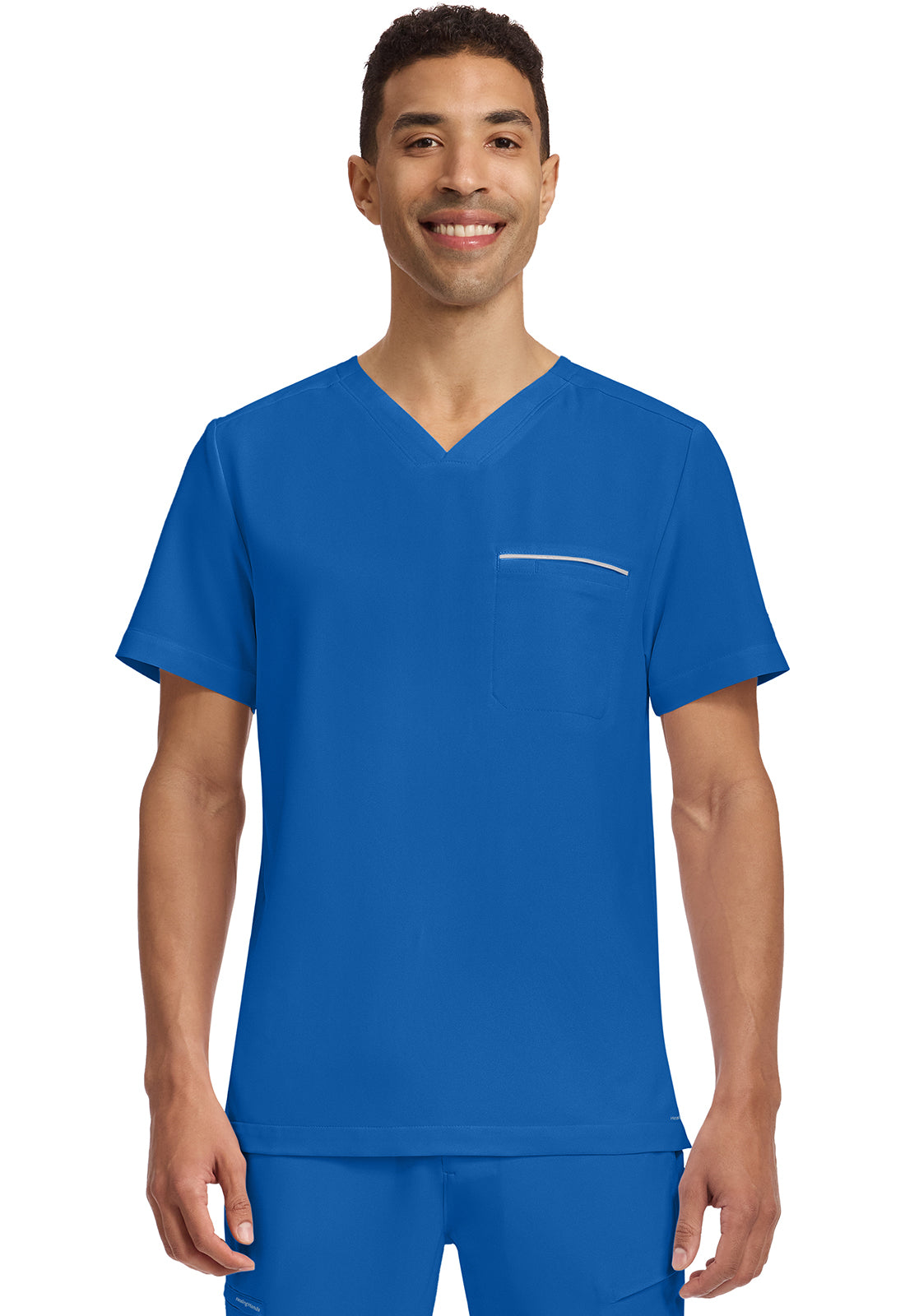 Healing Hands 360 Mens Spencer 1-Pocket Tuck In Scrub Top