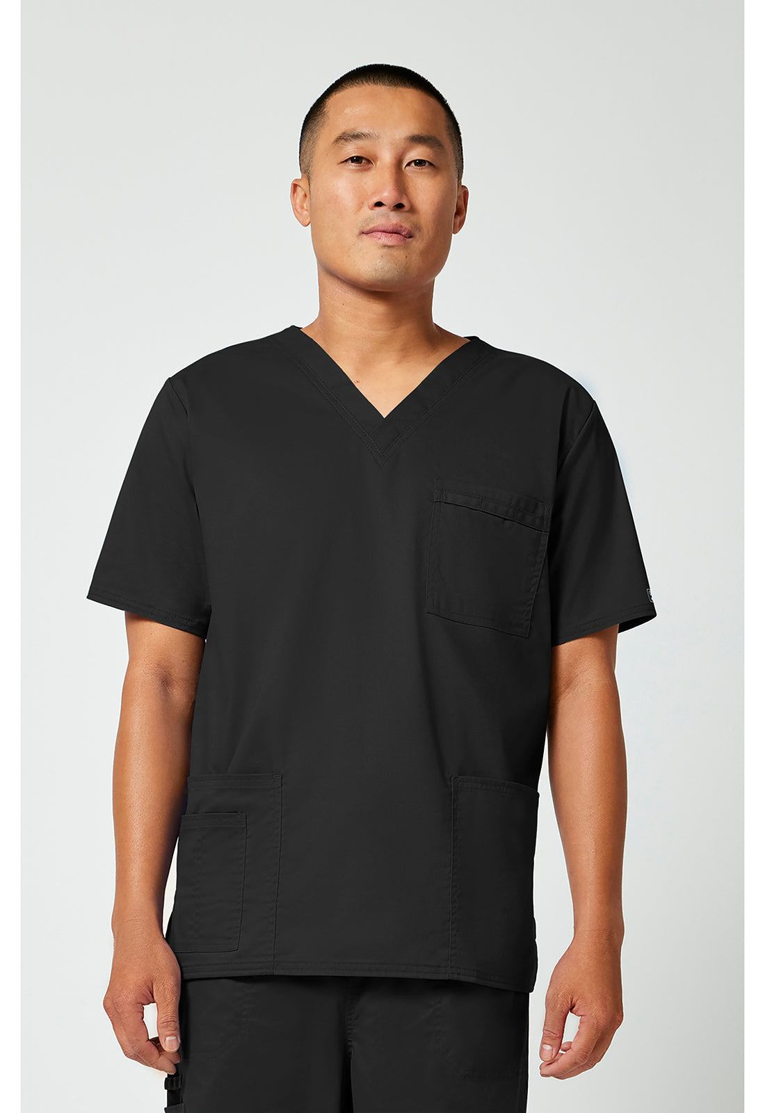 Haut de blouse Cherokee Workwear Core Stretch unisexe à col en V