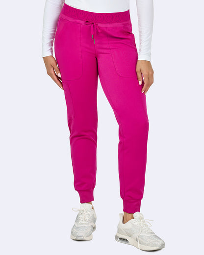Ava Therese Smiley Jogger Scrub Pants