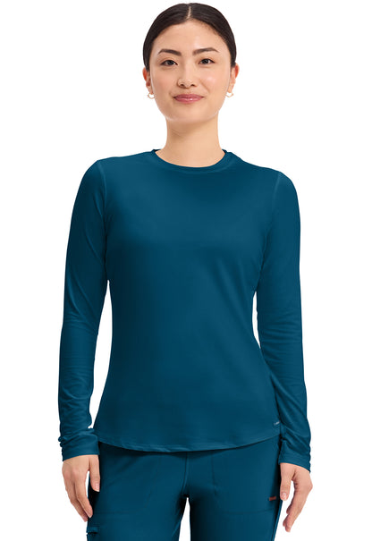 Cherokee Basics Long Sleeve Underscrub Knit Tee Shirt
