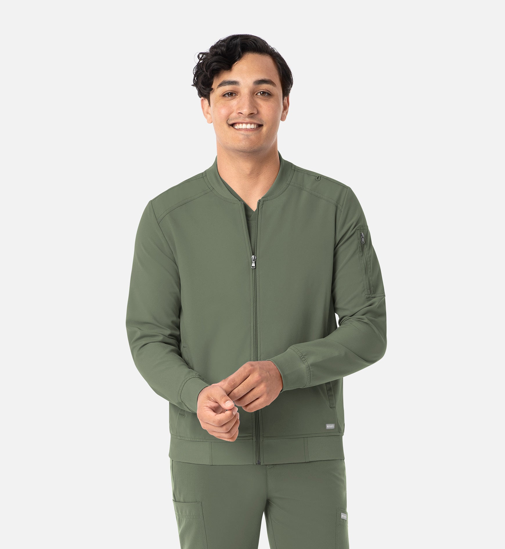 ブラミンク　ブルゾン Maevn Momentum Mens Full Zip Bomber Scrub Jacket – TBG Uniforms