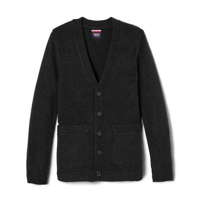 French Toast Cardigan anti-bouloche unisexe à col en V