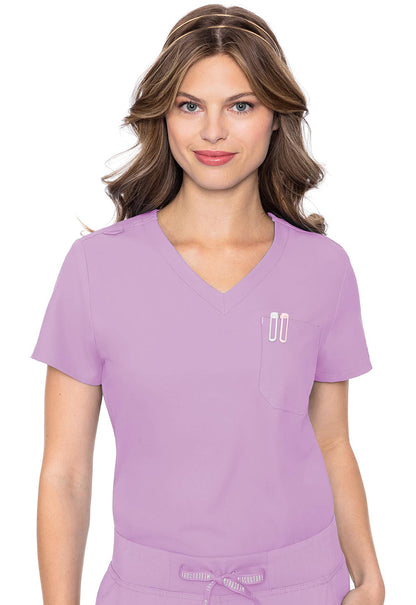 Med Couture Insight 1-Pocket Tuck In Scrub Top