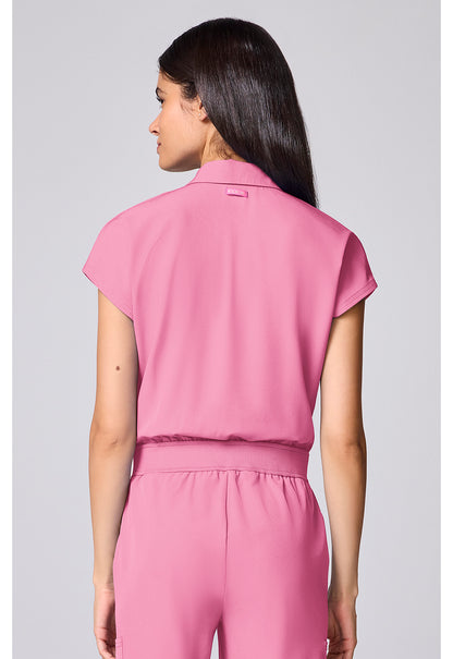 Med Couture Amp Dolman Wide Leg Scrub Jumpsuit