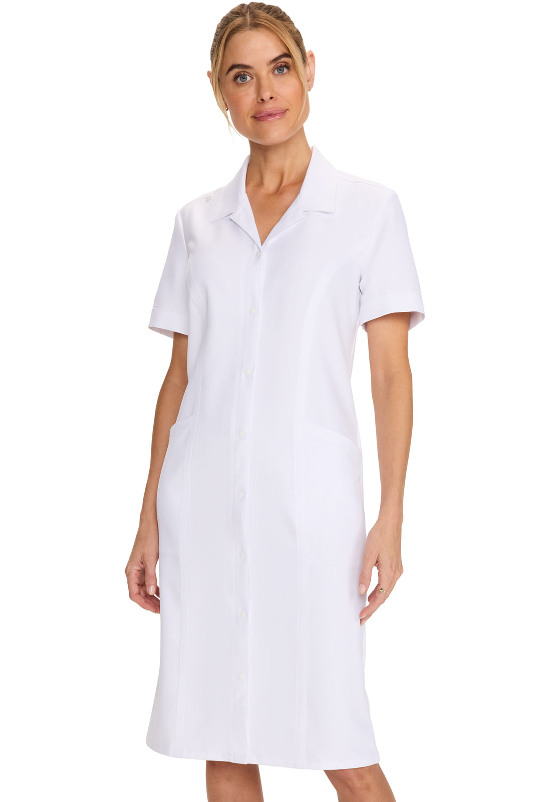 Originals Ultra CK512A Women's Button Front Dress White Originals Ultra CK512A Women's Button Front Dress White