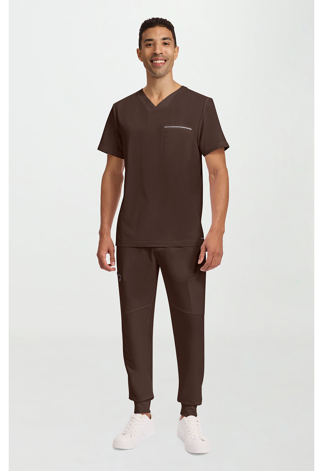 Healing Hands 360 Mens Spencer 1-Pocket Tuck In Scrub Top