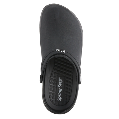 Spring Step Professional Black Avery Clogs