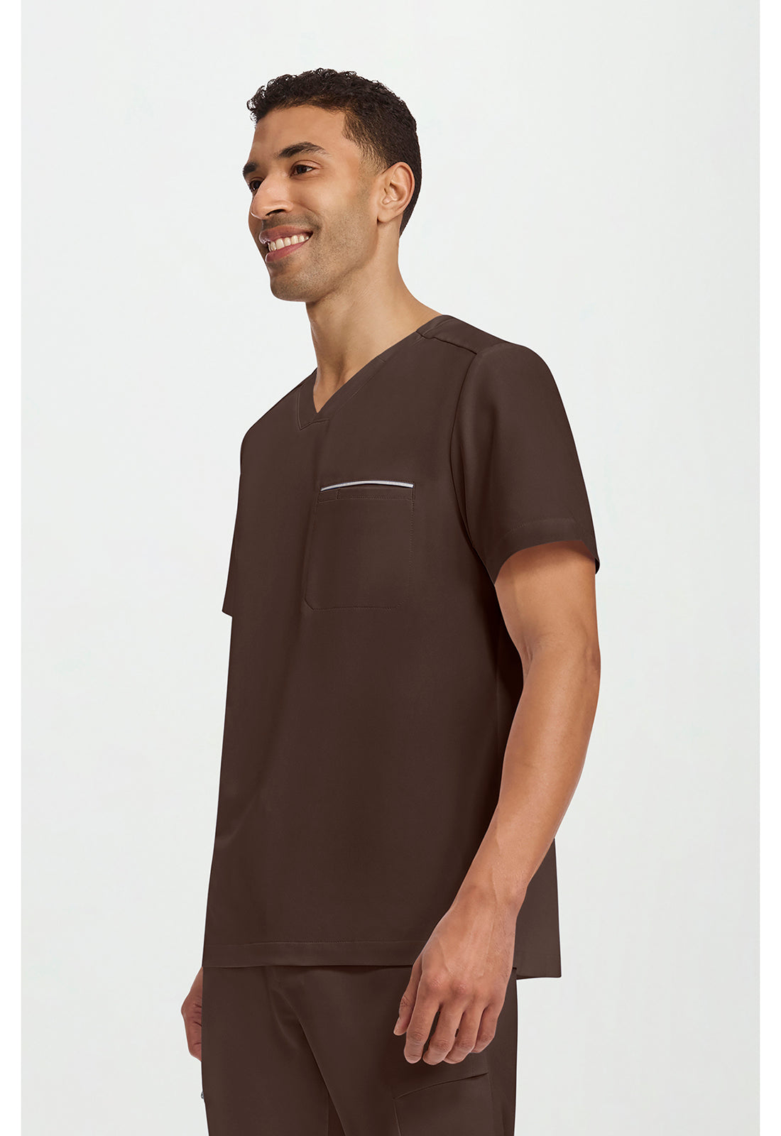 Healing Hands 360 Mens Spencer 1-Pocket Tuck In Scrub Top