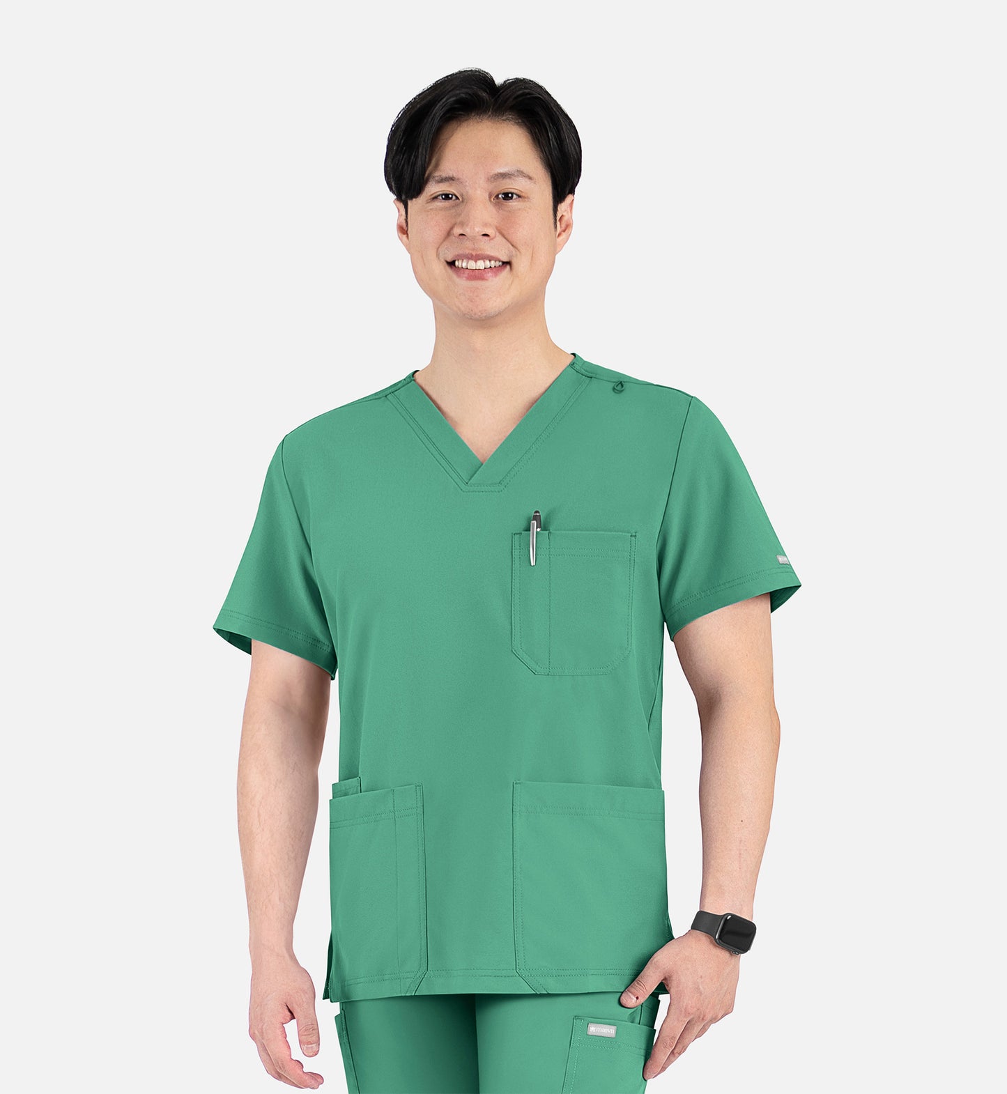 Maevn Momentum Mens 4-Pocket V-Neck Scrub Top