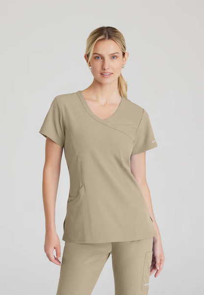 Skechers Reliance Mock Wrap Scrub Top