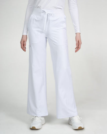 Zavate Studio Wide Leg Flare Scrub Pants