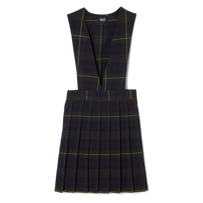 French Toast Girls Plaid V-Neck Pleated Jumper