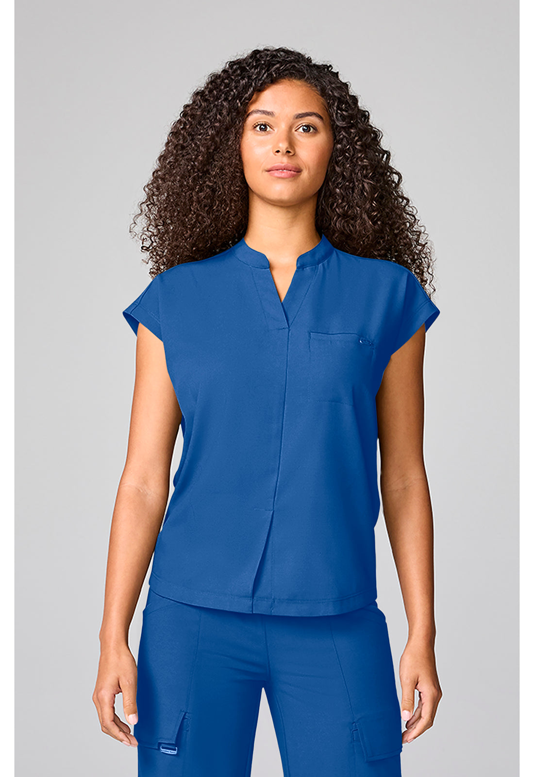 Healing Hands Quest Blythe Mandarin Collar Scrub Top
