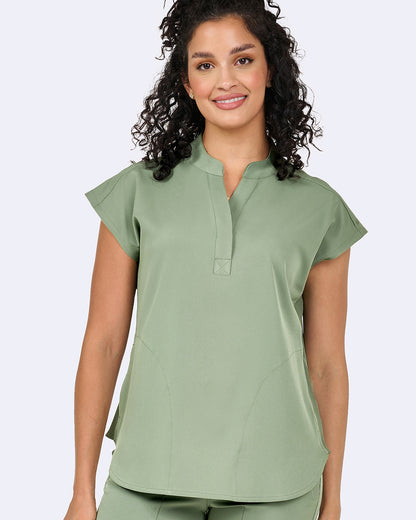 Ava Therese Piper Tuck In Oversized Scrub Top