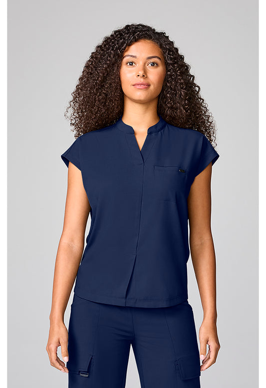 Healing Hands Quest Blythe Mandarin Collar Scrub Top