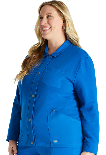 Dickies EDS NXT Zip Front Fleece Scrub Jacket