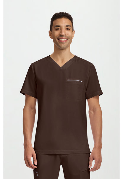 Healing Hands 360 Mens Spencer 1-Pocket Tuck In Scrub Top