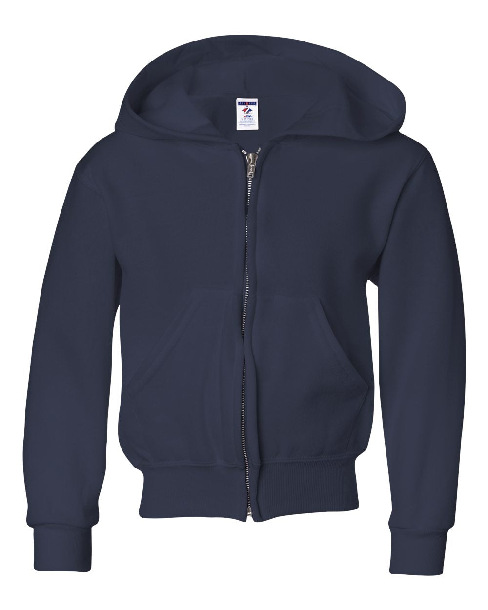 Jerzees Youth NuBlend Full-Zip Hooded Sweatshirt
