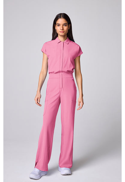 Med Couture Amp Dolman Wide Leg Scrub Jumpsuit