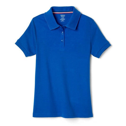 French Toast Girls Short Sleeve Polo with Science and Medicine Logo