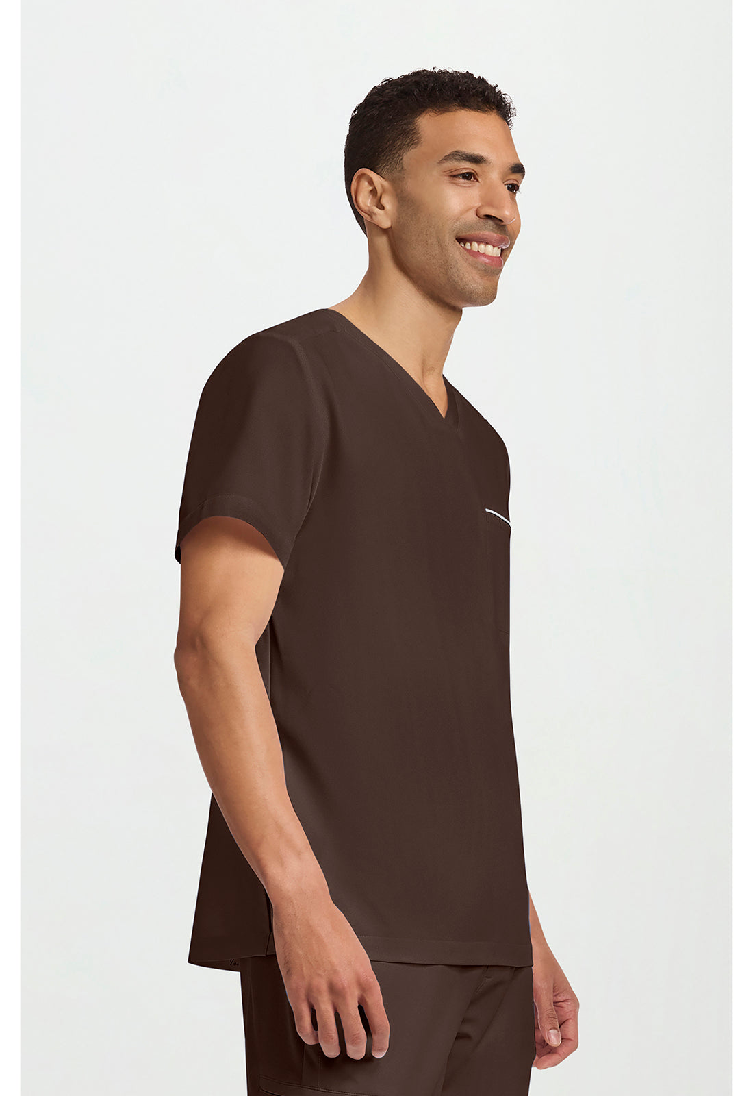 Healing Hands 360 Mens Spencer 1-Pocket Tuck In Scrub Top