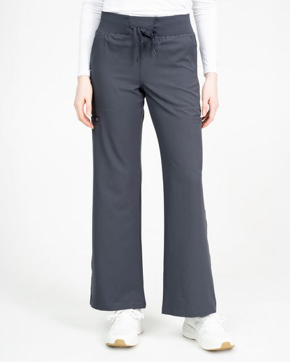 Zavate Studio Wide Leg Flare Scrub Pants