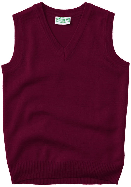 Classroom School Youth Unisex V-Neck Pullover Sweater Vest