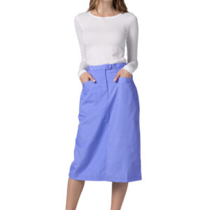 Adar Universal Mid-Calf Length Angle Pocket Skirt