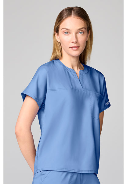 Haut de blouse Cherokee Workwear Revolution à col officier et à rentrer