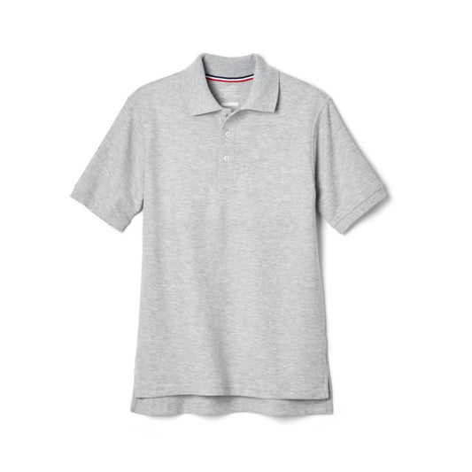 French Toast Boys Husky Short Sleeve Pique Polo