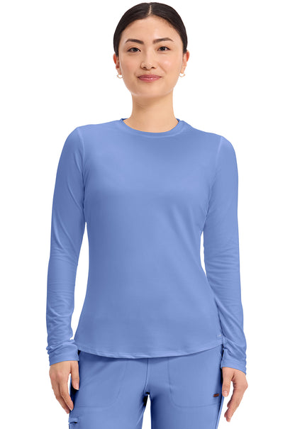 Cherokee Basics Long Sleeve Underscrub Knit Tee Shirt