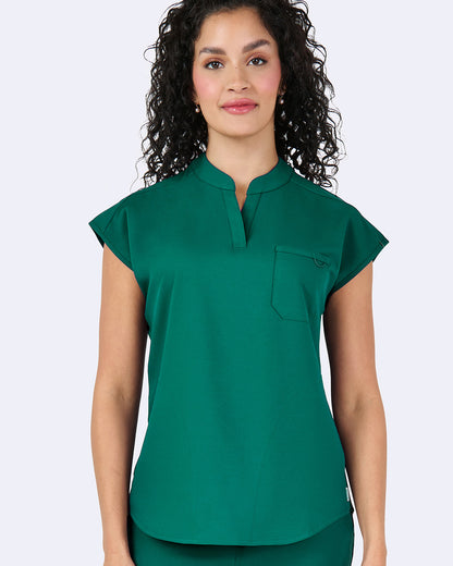 Zavate Studio Dynamic Tuck In Scrub Top