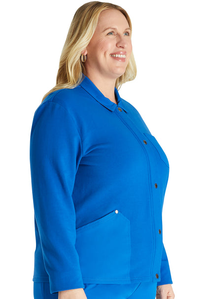 Dickies EDS NXT Zip Front Fleece Scrub Jacket