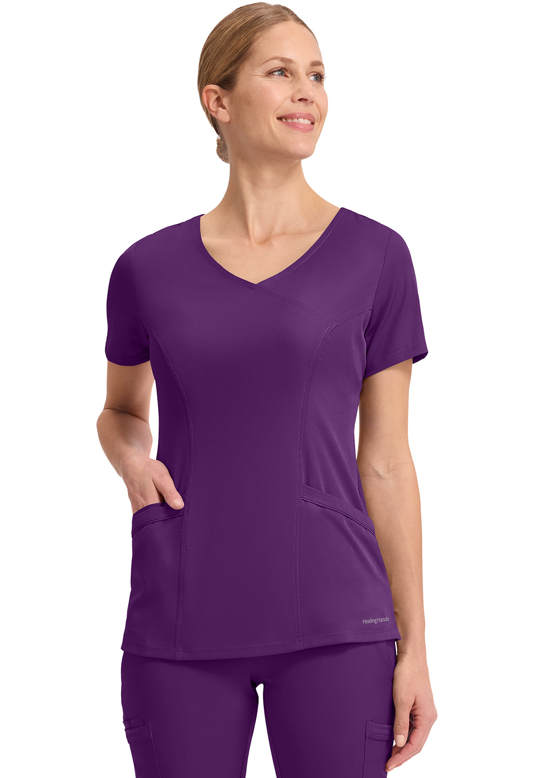 Blusa médica Madison de Healing Hands HH Works