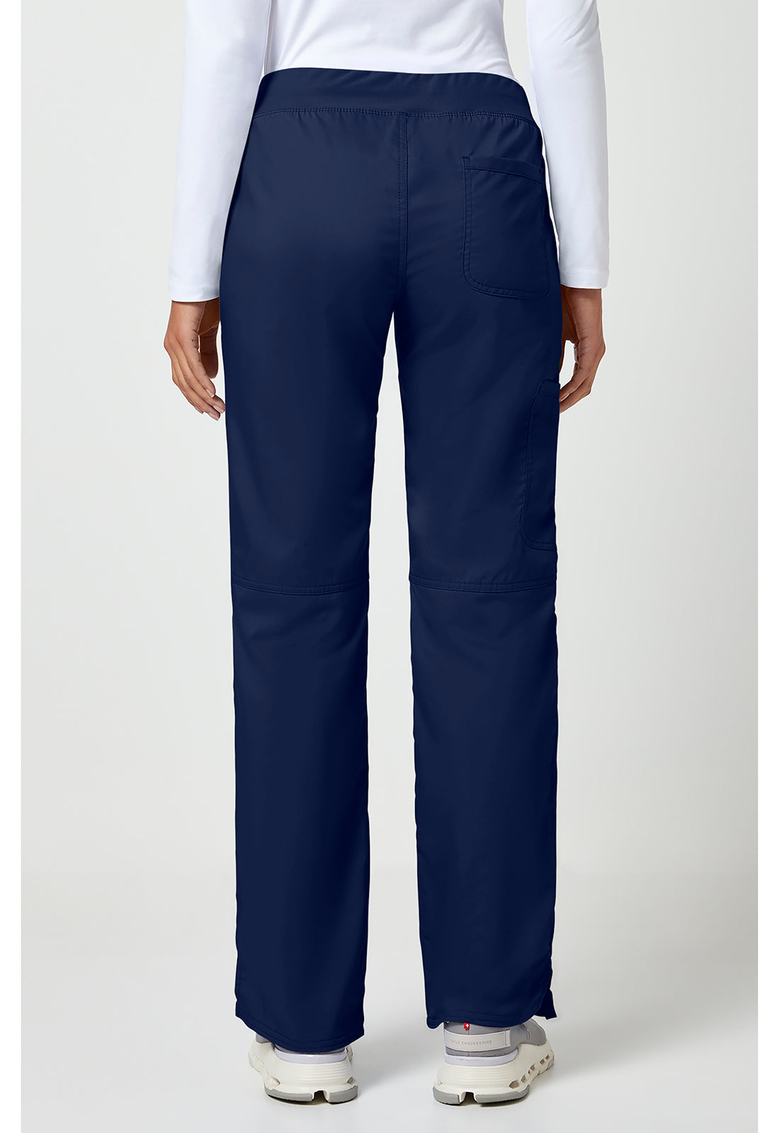 Cherokee Workwear Revolution Mid Rise Straight Leg Pull-On Scrub Pants