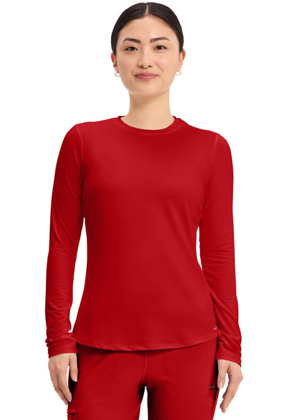 Cherokee Basics Long Sleeve Underscrub Knit Tee Shirt