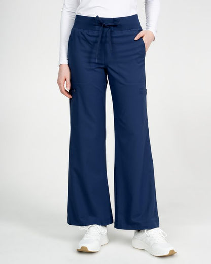 Zavate Studio Wide Leg Flare Scrub Pants