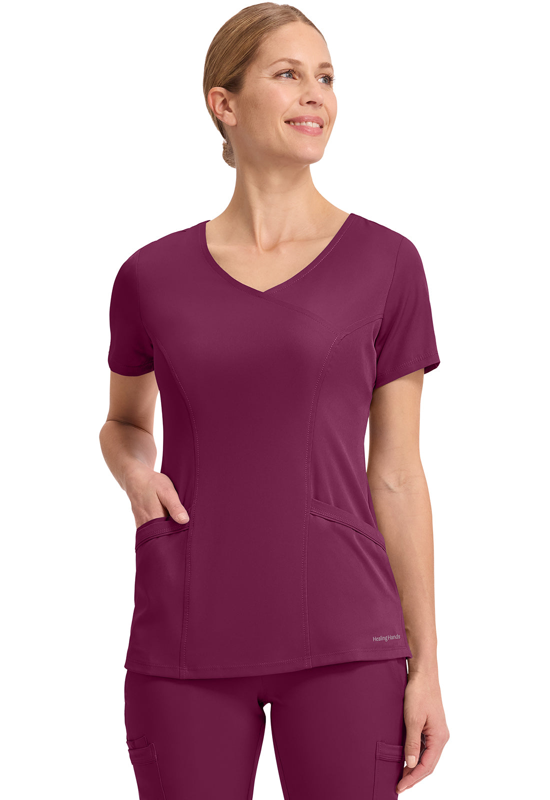 Blusa médica Madison de Healing Hands HH Works