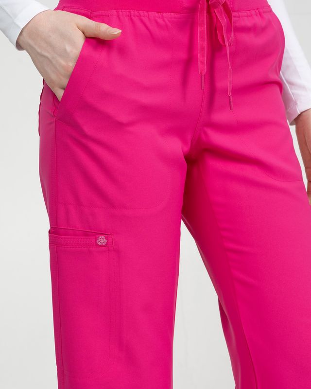 Zavate Studio Wide Leg Flare Scrub Pants